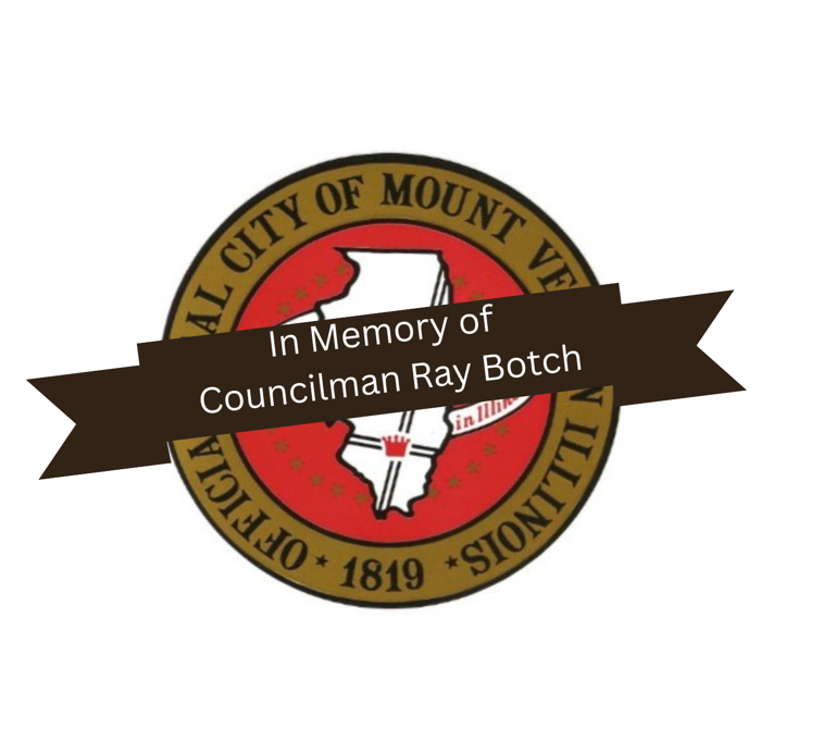 Black ribbon across the city seal