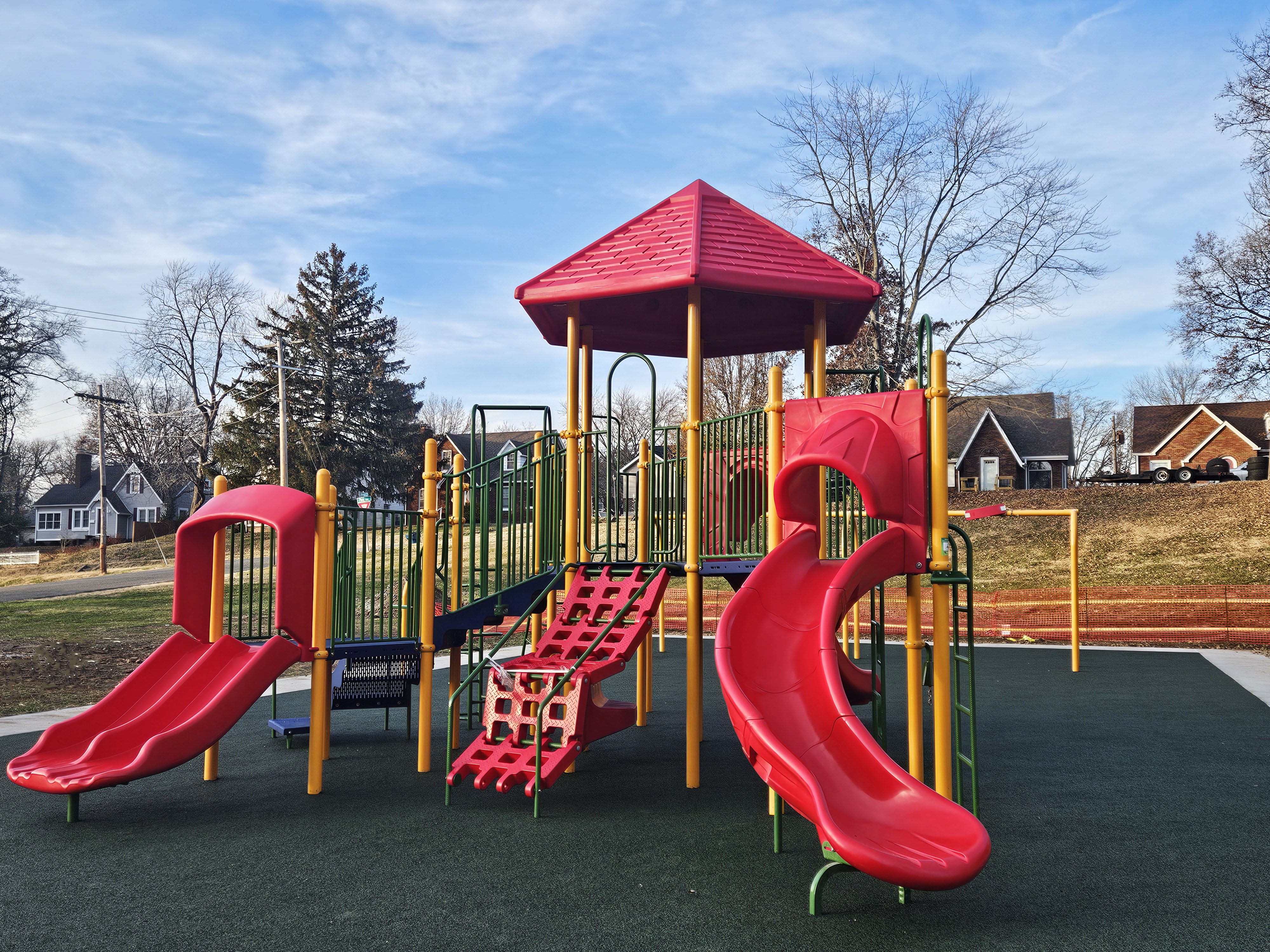 playground with slides